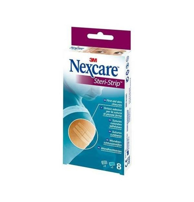 3m Nexcare Steri Strip - Sutura Cutanea Esteril (tira 38 mm X 6 mm 6 Tiras) - Otros Laboratorios
