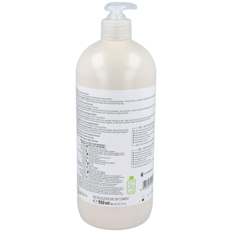 Sante Gel Ducha Family Piña y Limon Bio 950ml - Sante Naturkosmetik