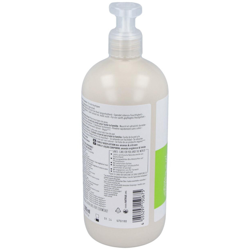 Locion Corporal Family Piña - Limon 500ml - Sante Naturkosmetik