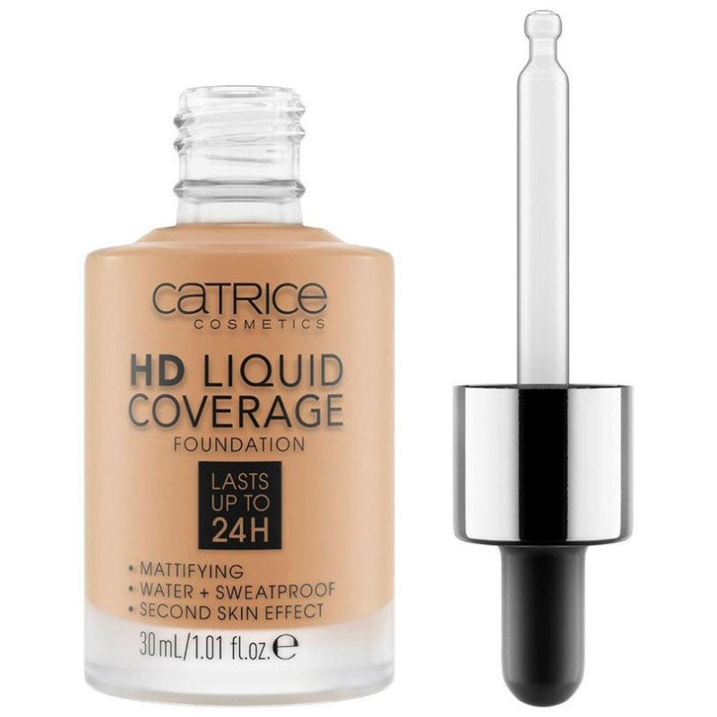 Hd Liquid Coverage Foundation Dura Hasta 24H 046-Camel Beige 30 Ml