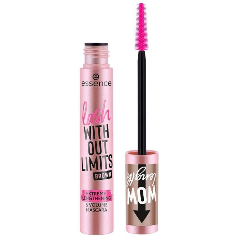 Lash With Out Limits Extreme Lengthening y Volume 02 - Brown 13 ml - Essence