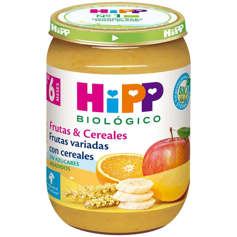 Potito de Frutas Variadas con Cereales +6m 190g - Hipp