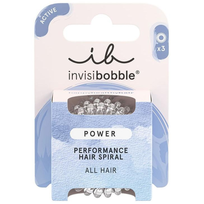 Power Crystal Clear 3uds - Invisibobble