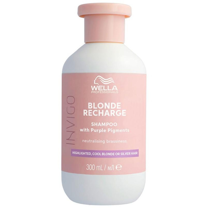 Color Recharge Cool Blond Shampoo 300 ml - Invigo