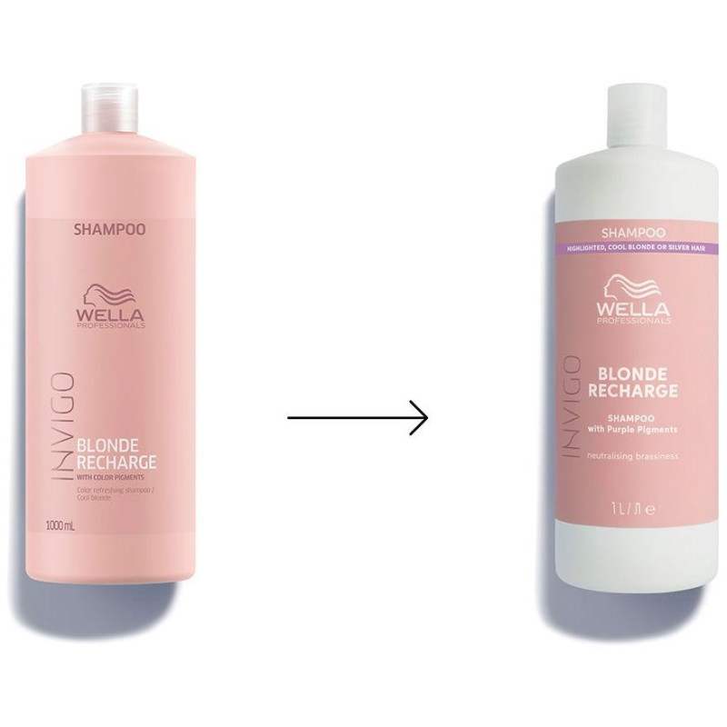 Blonde Recharge Champú Color 1l - Invigo