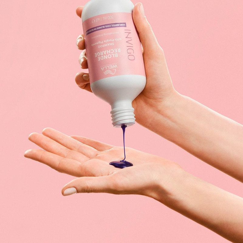 Blonde Recharge Champú Color 1l - Invigo