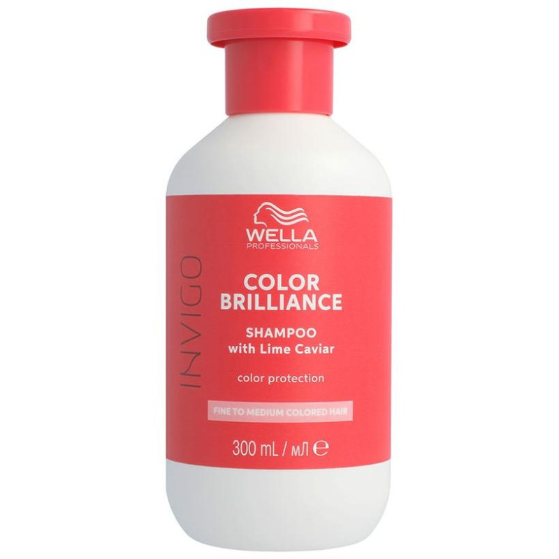 Color Brilliance Shampoo Fine To Medium Colored Hair 300 ml - Invigo
