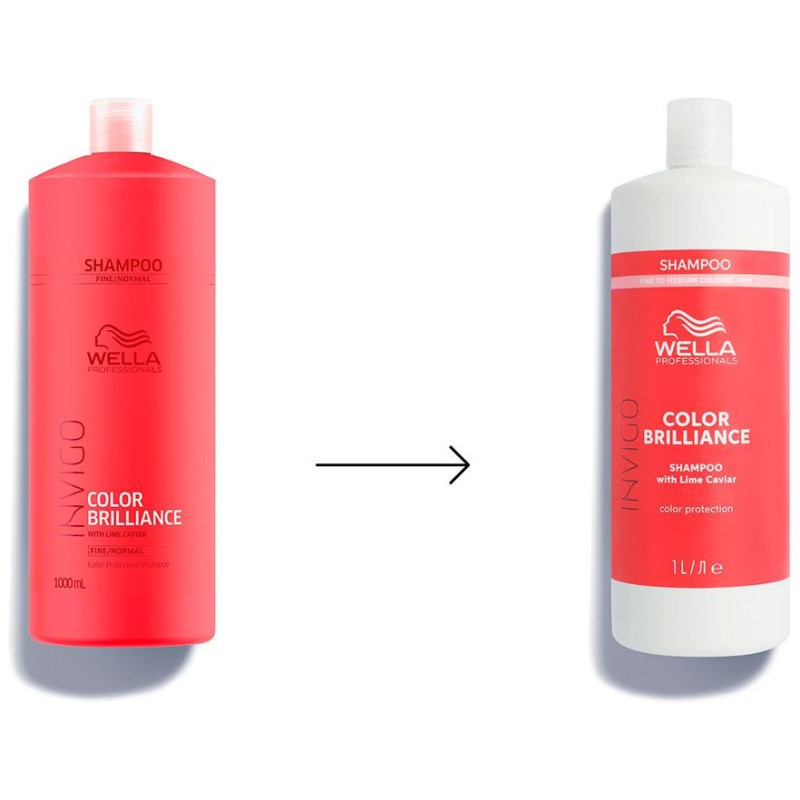 Color Brilliance Champú Fine/normal 1000ml - Invigo