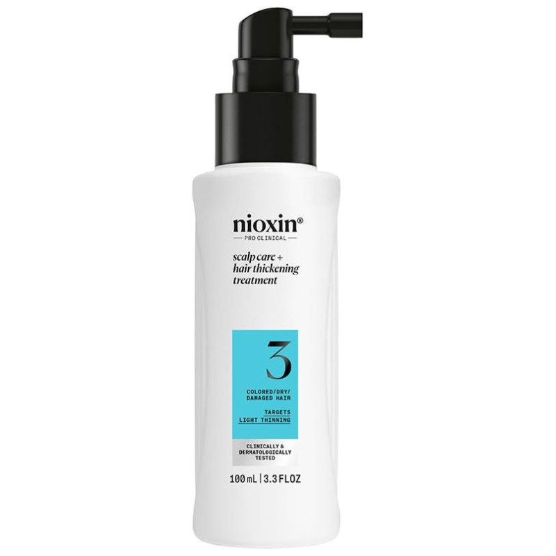 Sistema 3 - Sérum Densificador - Cabello Teñido y Dañado con Debilitamiento Leve 100 ml - Nioxin
