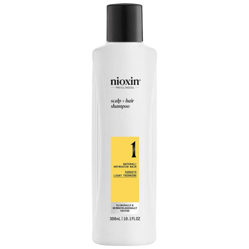 Sistema 1 - Champú - Cabello Natural con Debilitamiento Leve 300 ml - Nioxin