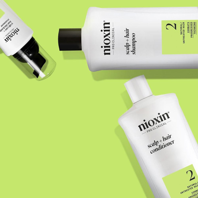 Sistema 2 - Kit - Tratamiento para Cabello Natural con Debilitamiento Avanzado 3 u - Nioxin