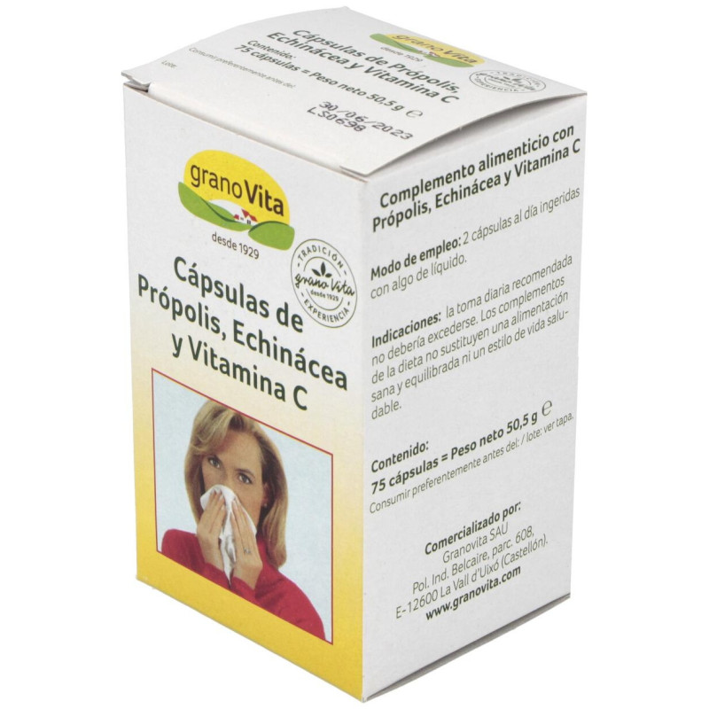 Granovita Cápsulas Resfriado 75 Cap 250 mg - El Granero