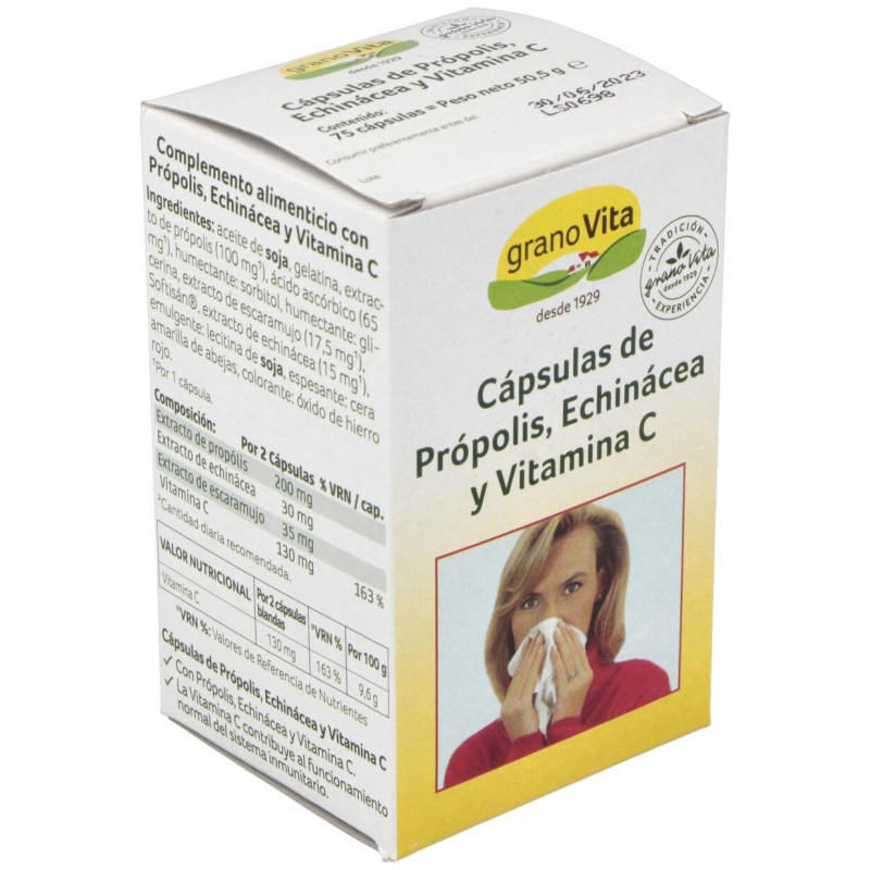 Granovita Cápsulas Resfriado 75 Cap 250 mg - El Granero