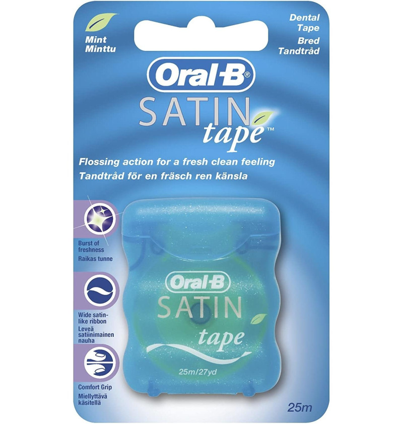 Satin Tape Fluor - Cinta Dental (menta 25 M) - Procter&gamble España S.a