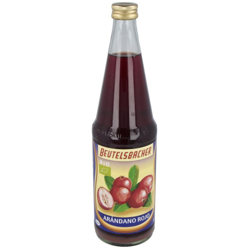 Zumo de Arandanos Rojos Antioxidante 700ml. Eco - Beutelsbacher
