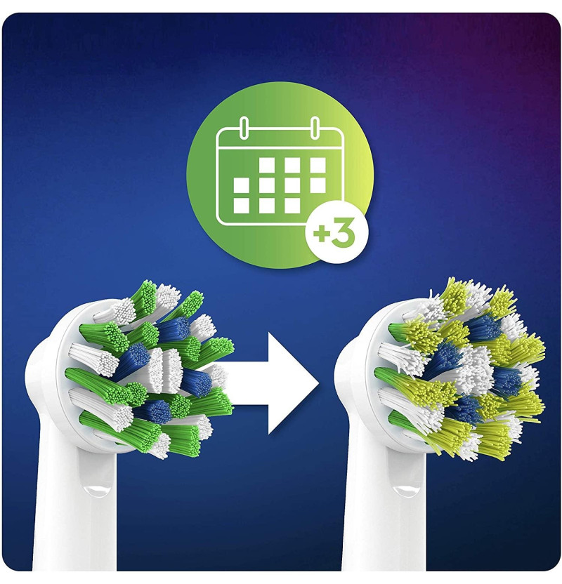 Cepillo Dental Electrico Recambio - Oral - B Cross Action Eb50rb (3 Cabezales) - Procter&gamble España S.a
