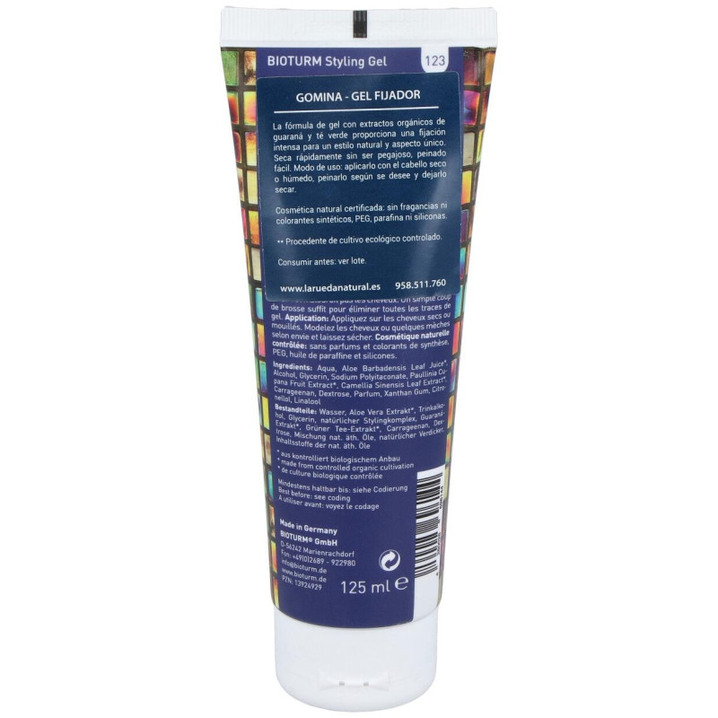 Gel Capilar Fijador Estilo Natural 125ml - Bioturm