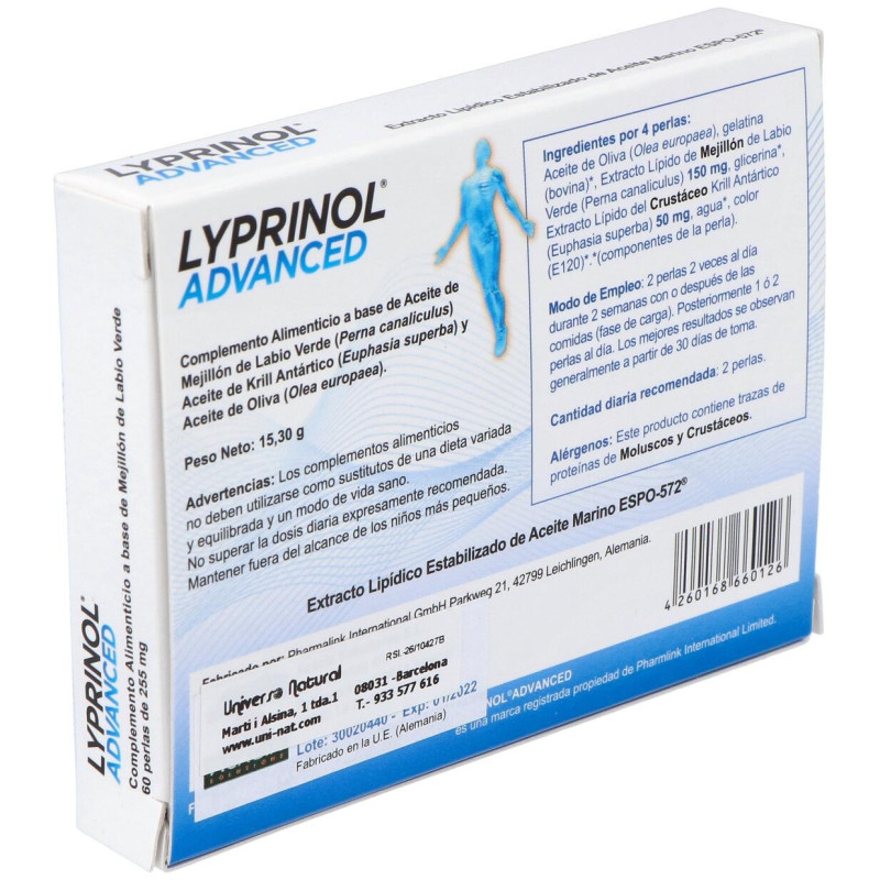 Lyprinol Advanced 60perlas - Universo Natural