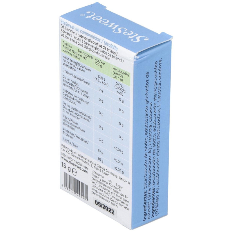 Stevia 250Tabletas