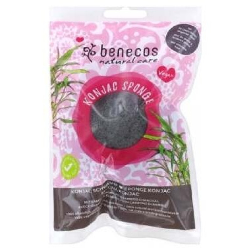 Esponja Konjac Bambu Negro Purificante-Piel Grasa