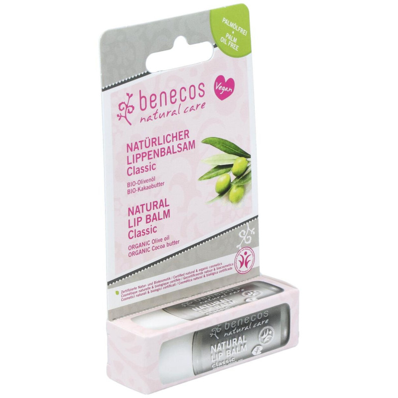 Benecos Cosmeticos Balsamo Labial Vegano Oliva Karite 48G