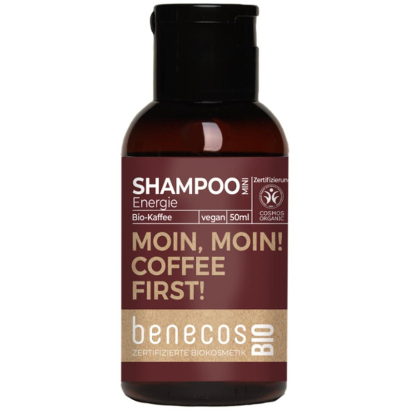 Benecos Champu Energizante Cafe Mini Viaje Bio Vegan 50Ml