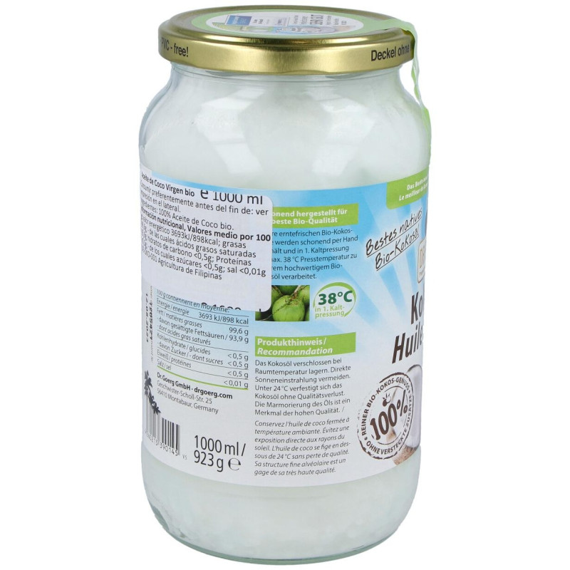Aceite de Coco 1lt .bio 2 - Dr. Goerg