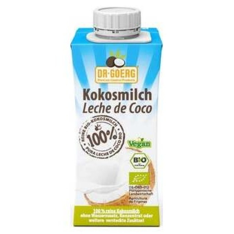 Leche de Coco para Cocinar 200ml. Bio - Dr. Goerg