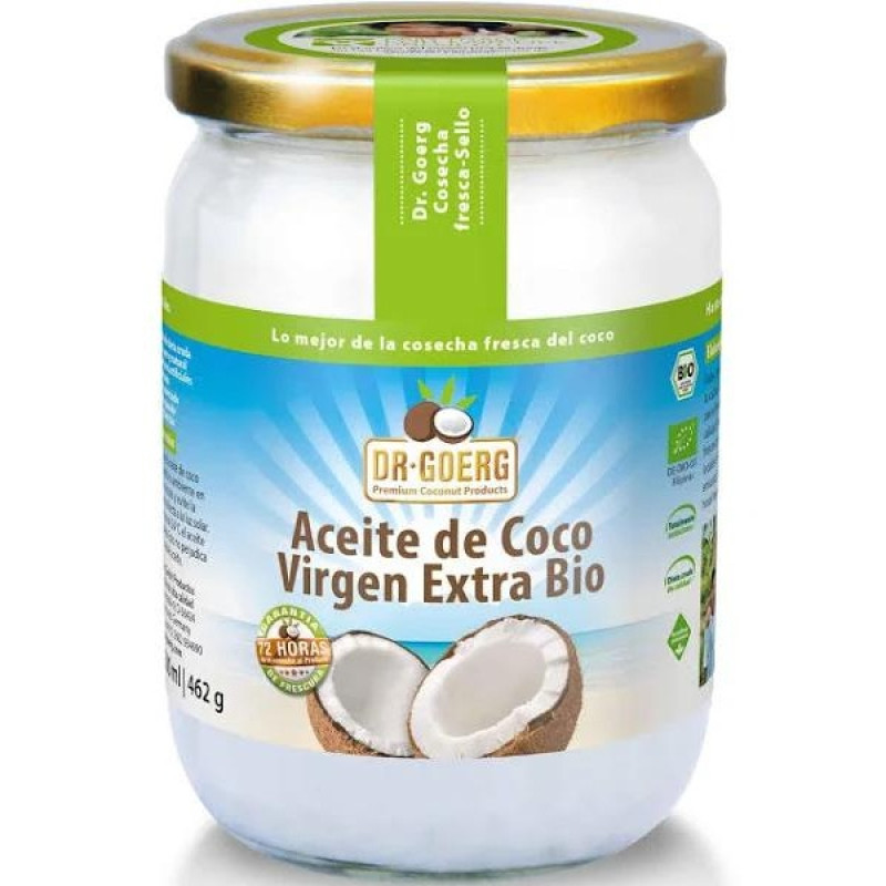 Aceite de Coco 1ª Presion Frio 400ml. Bio - Dr. Goerg