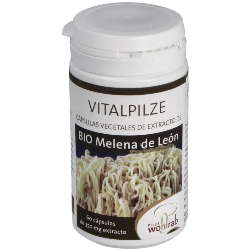 Pilze Wolhrab Melena De León Hericium Bio 60Caps
