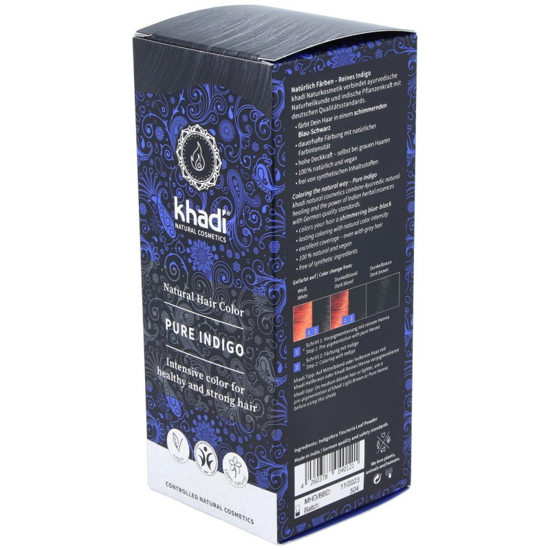 Tinte Indigo Natural Polvo 100g - Khadi