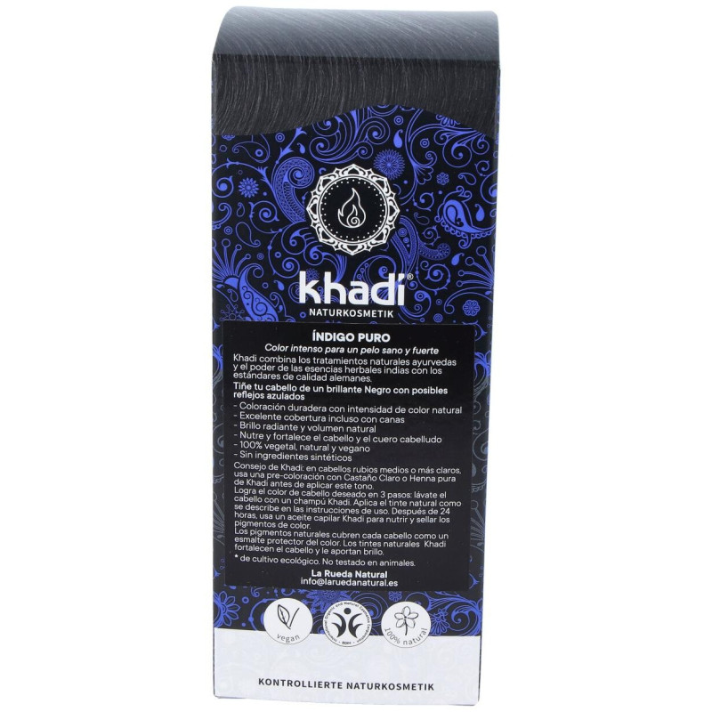 Tinte Indigo Natural Polvo 100g - Khadi