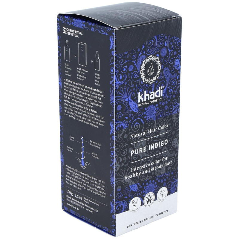 Tinte Indigo Natural Polvo 100g - Khadi