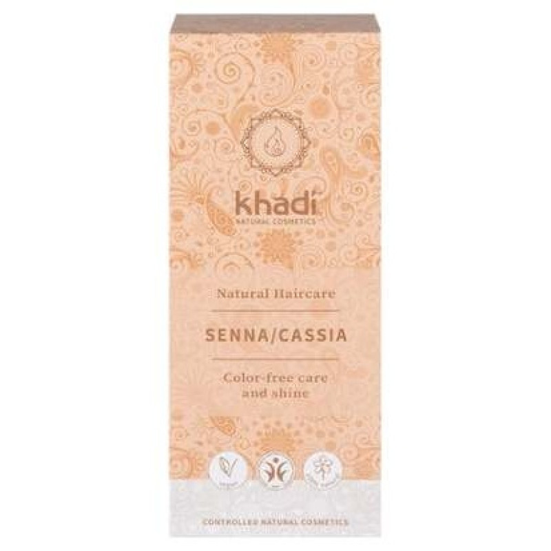 Henna Cassia Neutra 100% Pura 100g - Khadi
