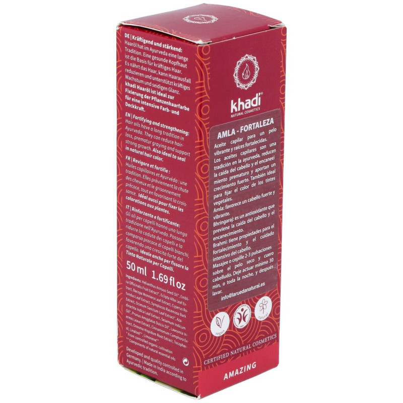 Amla Aceite Fortalecedor Capilar Brillo 50ml - Khadi