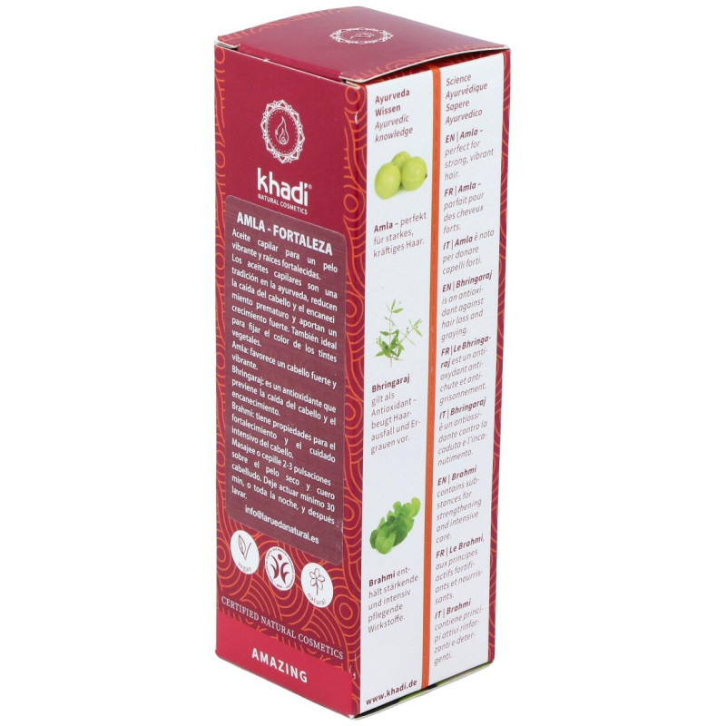 Amla Aceite Fortalecedor Capilar Brillo 50ml - Khadi