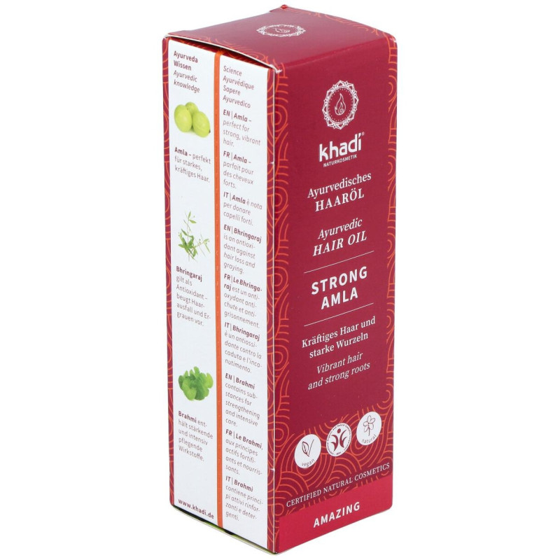 Amla Aceite Fortalecedor Capilar Brillo 50ml - Khadi
