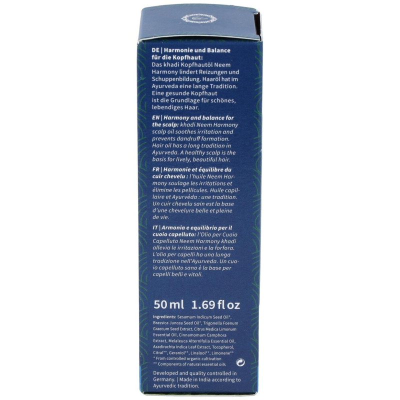 Aceite Capilar Neem Equilibra Cuero Cabelludo 50Ml
