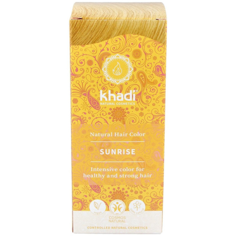 Tinte Herbal Color Amanecer - Miel (sunrise) 100gr - Khadi