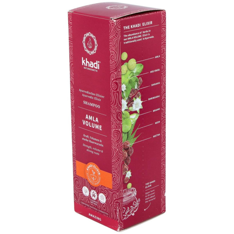 Champú Amla Volumen 200ml - Khadi