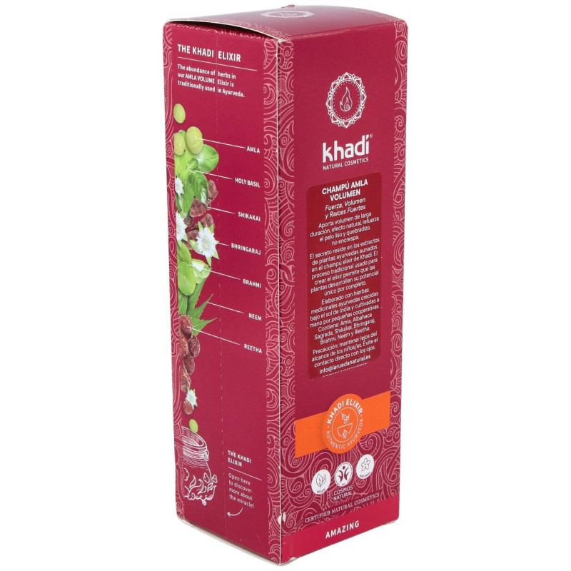 Champú Amla Volumen 200ml - Khadi