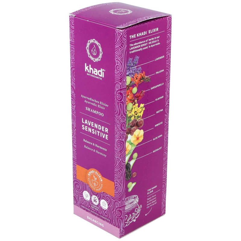 Khadi Champú De Lavanda Para Cabellos Delicados 200Ml