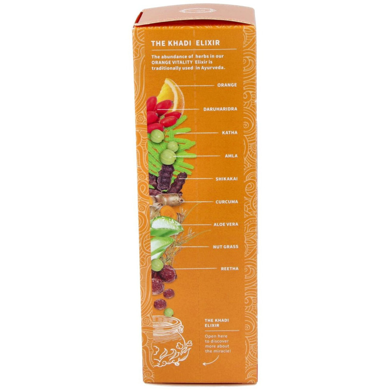 Khadi Champú Vitalidad Naranja 200Ml