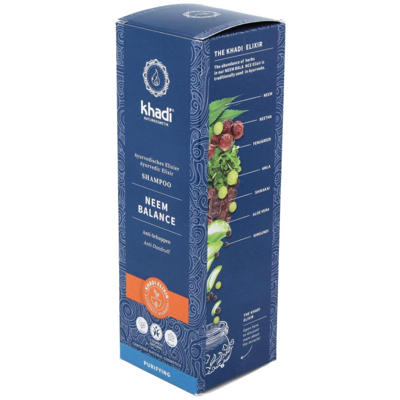 Champú Neem - Equilibrio 200ml - Khadi