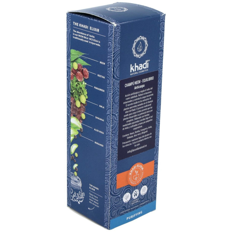 Champú Neem - Equilibrio 200ml - Khadi