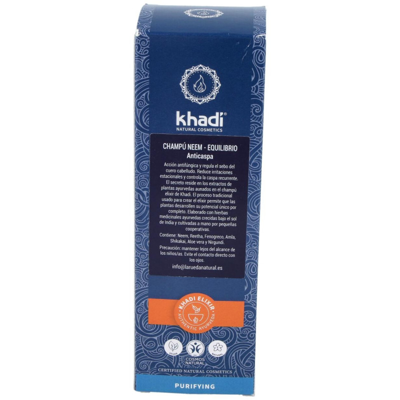 Champú Neem - Equilibrio 200ml - Khadi