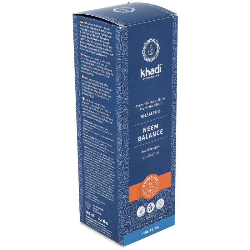 Champú Neem - Equilibrio 200ml - Khadi