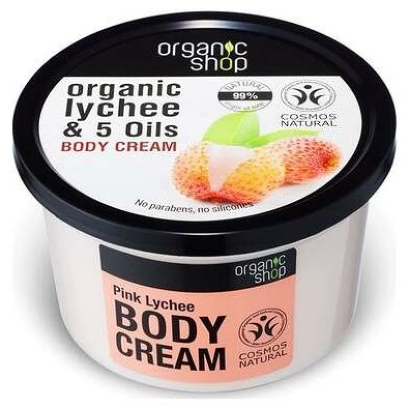 Crema Corporal Lichi Rosa 250ml - Organic Shop