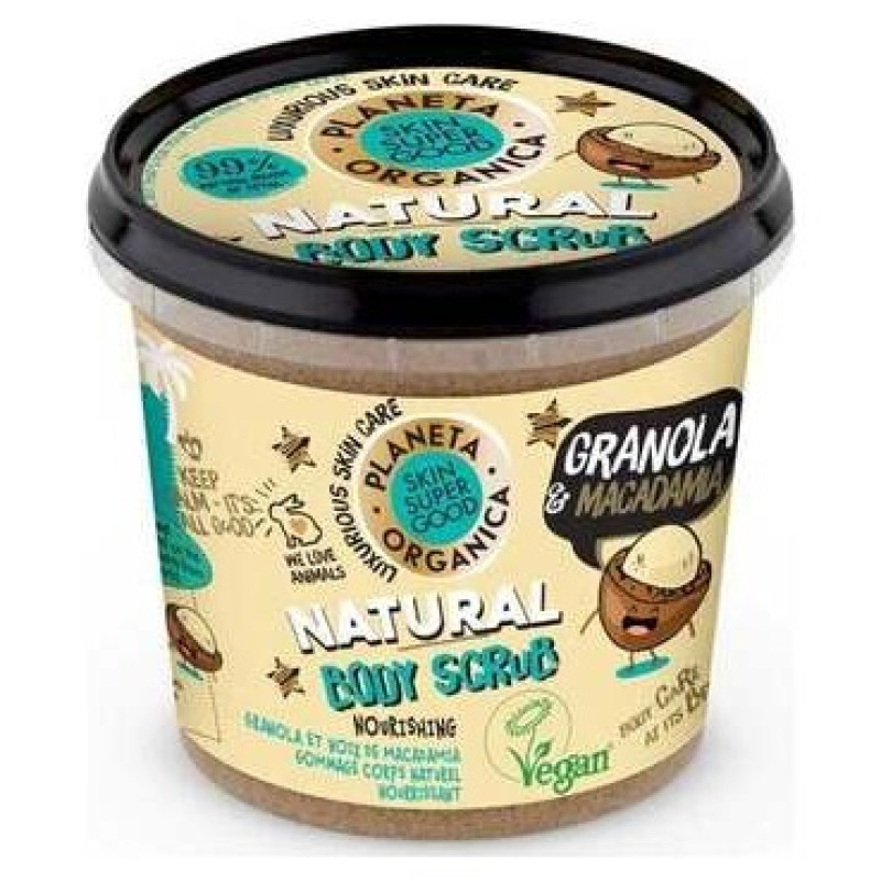 Planeta Orgánica Body Scrub Granola Y Macadamia Nut 360Ml