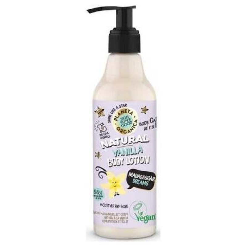 Planeta Orgánica Vanilla Body Lotion Madagascar Dreams 250ml - Skin Super Good